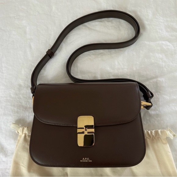 NWT APC Grace Bag Brown - Picture 3 of 3